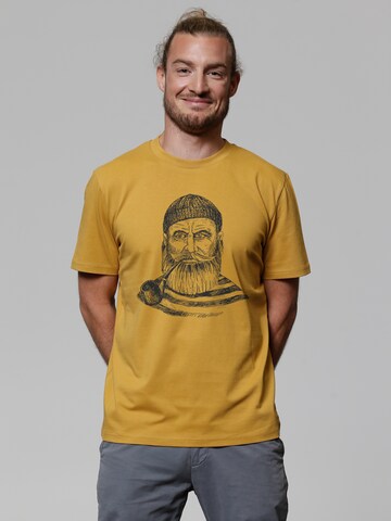 Maglietta 'Kapitän' di Watapparel in giallo: frontale
