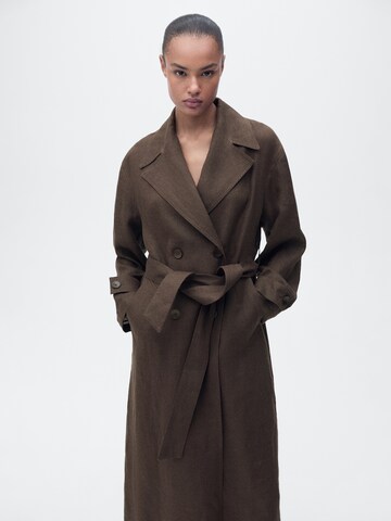 MANGO Between-seasons coat 'BEIRUT' in Brown: front