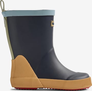 WHEAT - Bota de borracha em azul: frente