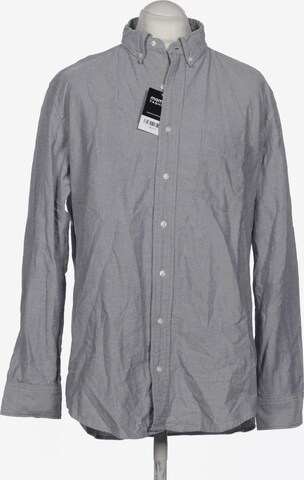 American Apparel Button Up Shirt in XL in Grey: front