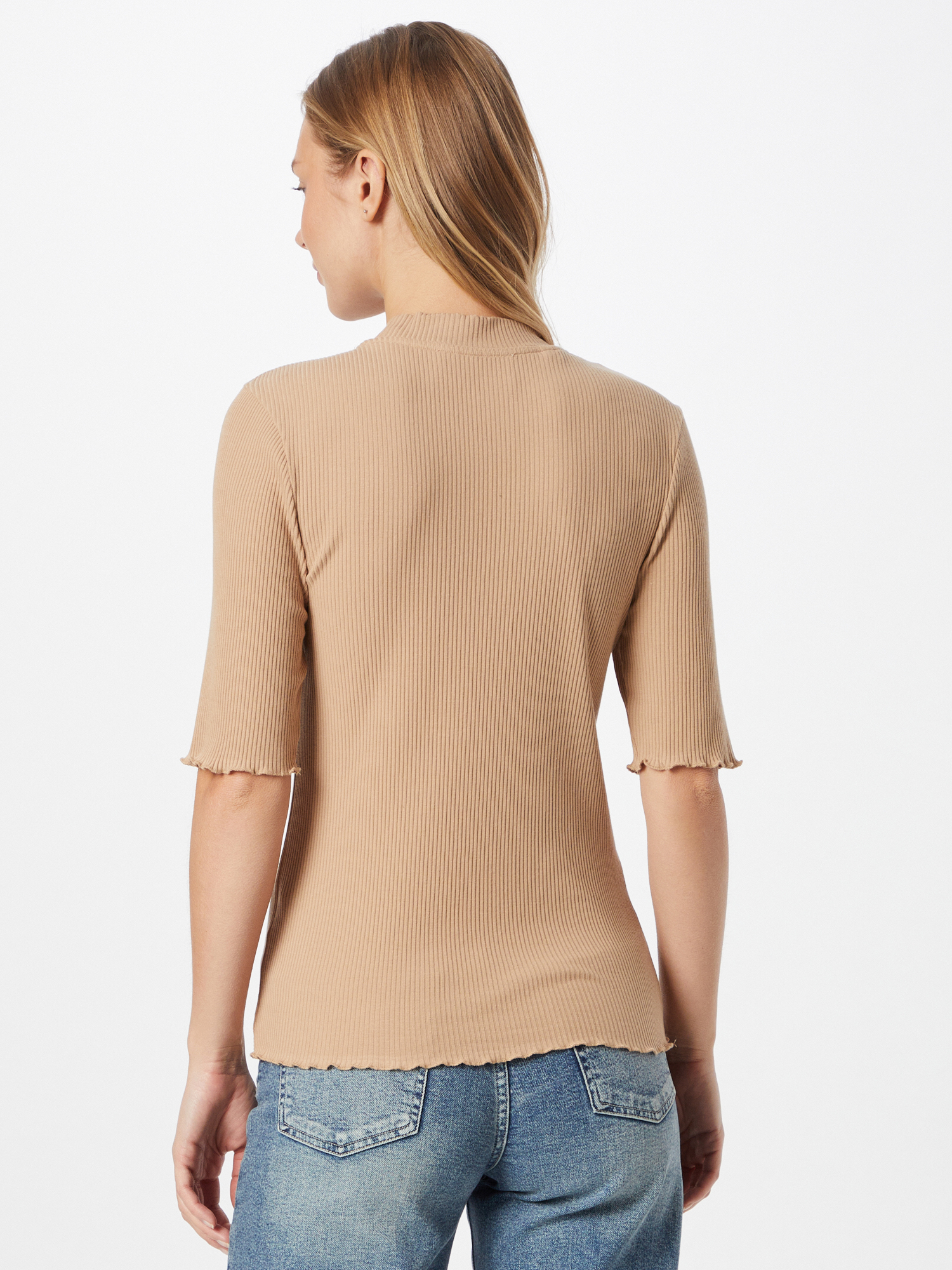 SELECTED FEMME T-Shirt Anna in Camel 