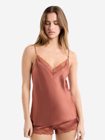 Camicia da notte 'MILKY' di ETAM in beige: frontale