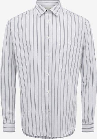 Bertoni Regular fit Button Up Shirt 'Odin' in Grey: front