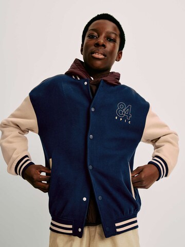 Marks & Spencer Sweatvest in Blauw: voorkant