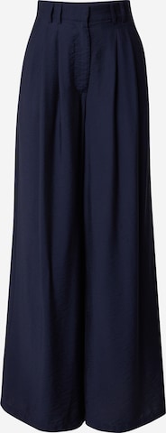 Guido Maria Kretschmer Women Pleat-Front Pants 'Finja' in Blue: front