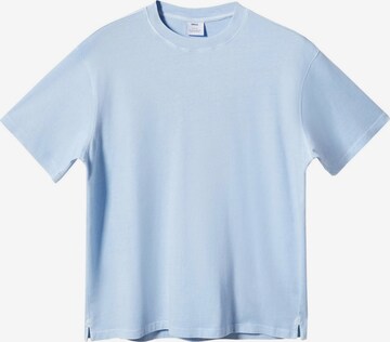 MANGO MAN Koszulka 'SUGAR' w kolorze niebieski: przód