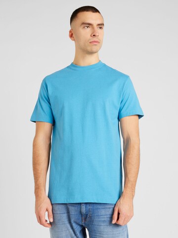 T-Shirt WEEKDAY en bleu : devant