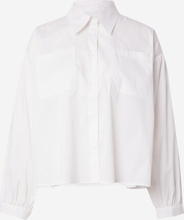 UNITED COLORS OF BENETTON Blouse in White: front