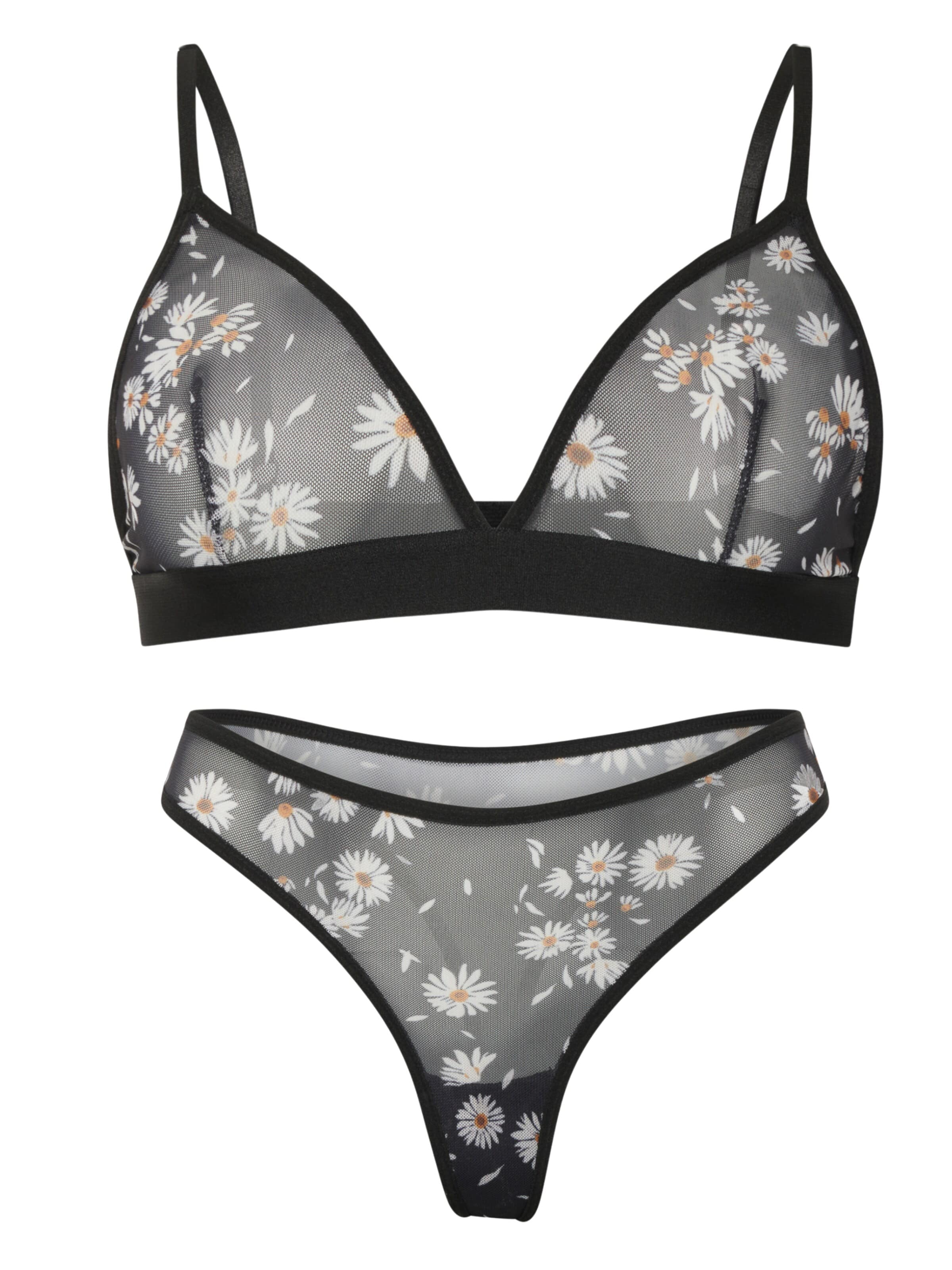 Orchibelle Wäsche-Sets‌‌‌‌‌‌‌ in Schwarz: Vorderseite