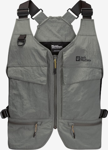 JACK WOLFSKIN Sports Vest 'DISKOVERA' in Green: front