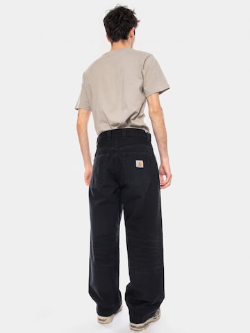 Carhartt WIP Regular Jeans 'Brandon Pant Black' in Zwart