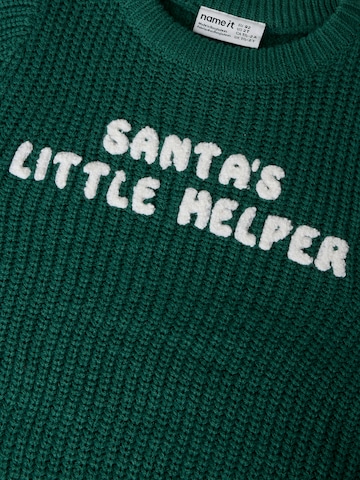 NAME IT Sweater 'NMMRISSI' in Green