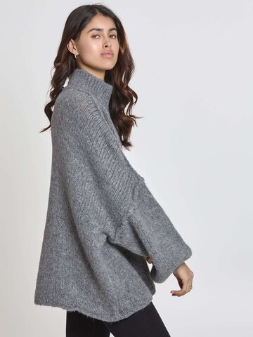 Lilavie Strickpullover ' Maraa ' in Grau