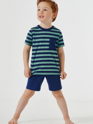 SCHIESSER Pajamas 'Boys World' in Blue: front