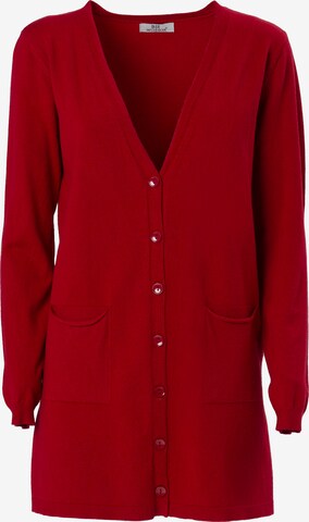 Influencer Knit cardigan in Red: front