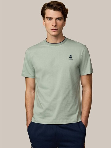 Hackett London T-Shirt ' HERITAGE' in Grün: Vorderseite