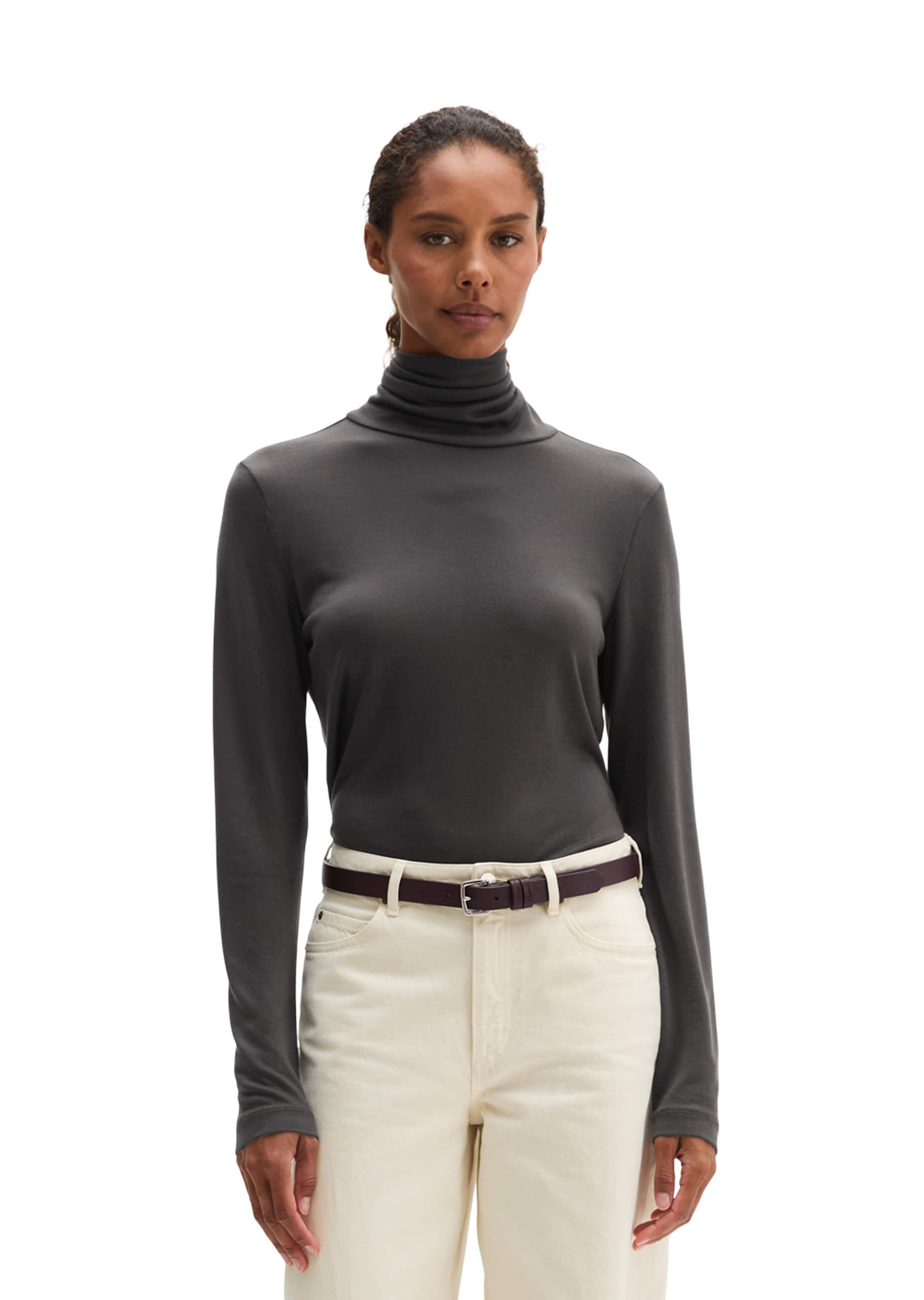 Marc O'Polo Shirt in Grey: front