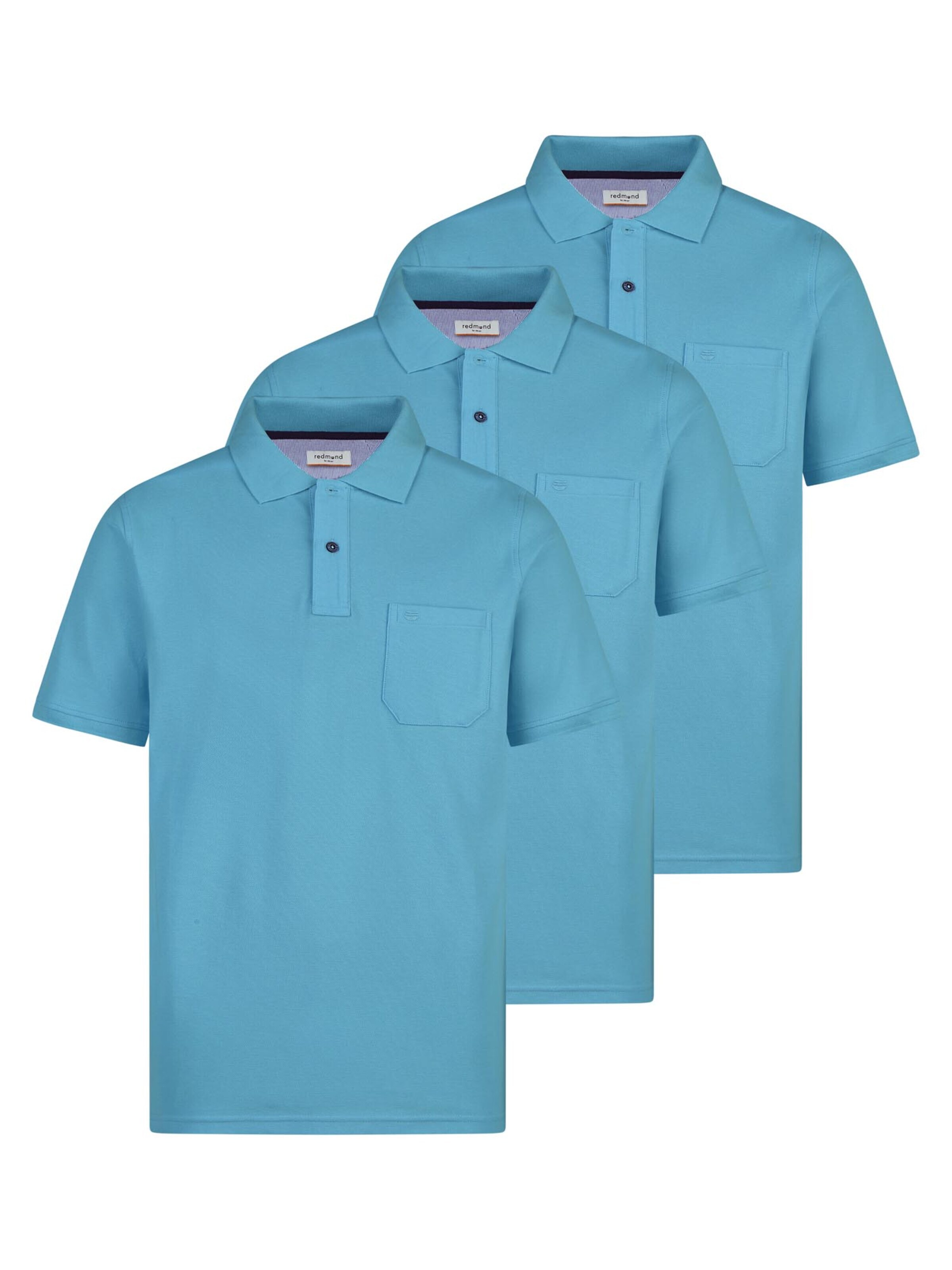 redmond Shirt 'Basic' in Blue: front
