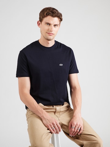 ARMANI EXCHANGE T-shirt i blå: framsida