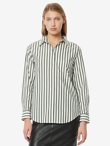 Marc O'Polo Blouse in Wit: voorkant