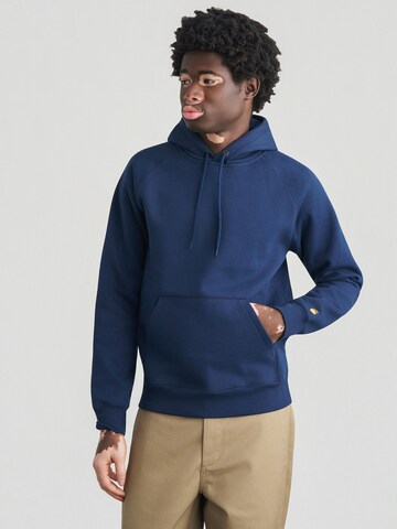 Sweat-shirt 'Chase' Carhartt WIP en bleu : devant