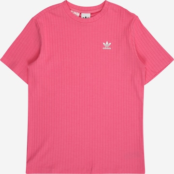 rožinė ADIDAS ORIGINALS Marškinėliai: priekis