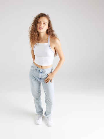 Calvin Klein Jeans regular Τοπ σε λευκό