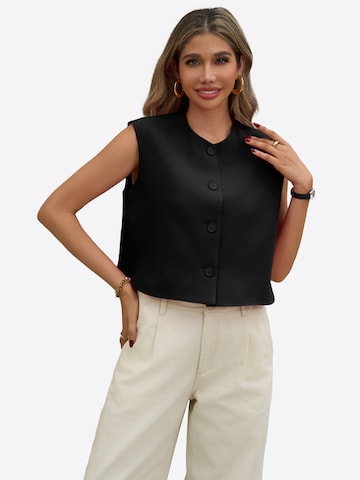 Imily Bela Gilet in Zwart: voorkant