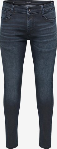 Slimfit Jeans 'LOOM' di Only & Sons in blu: frontale