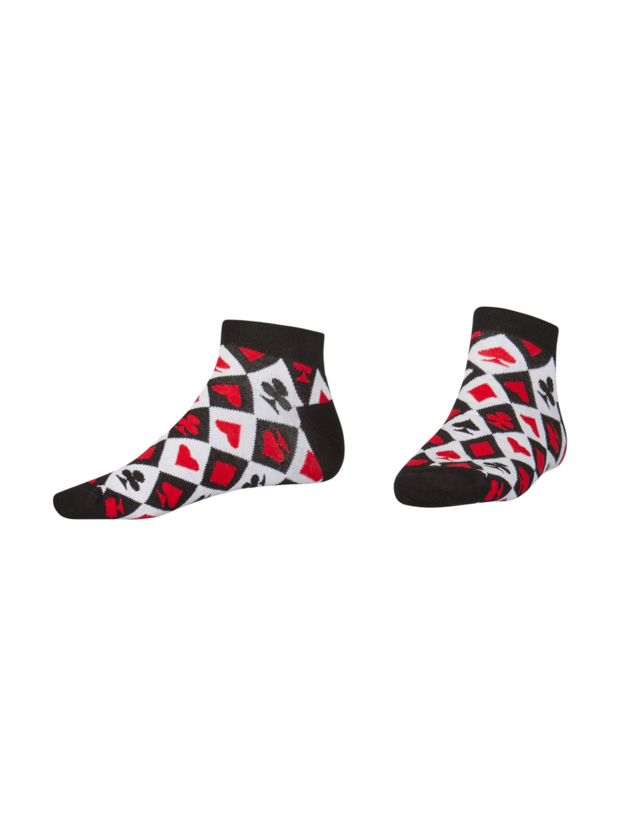 AbgeStrumpft Ankle Socks 'Kartenspiel' in Mixed colors: front