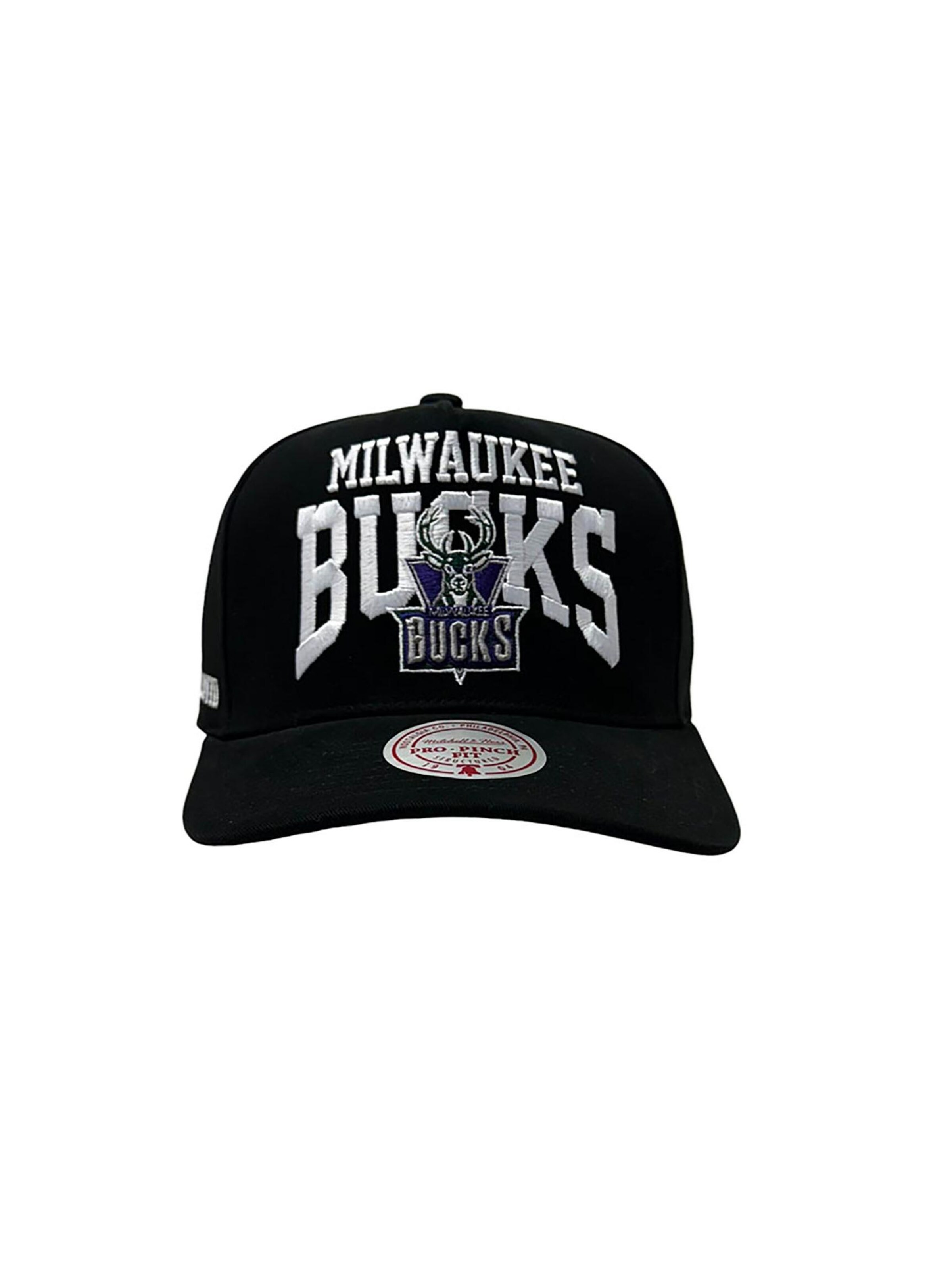 Mitchell & Ness Cap 'Milwaukee Bucks Big Time Pro' in Black