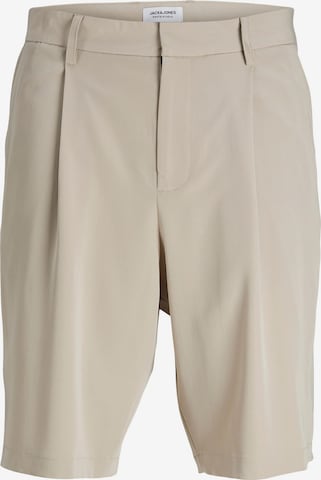 JACK & JONES - regular Pantalón plisado 'PECHE' en beige: frente