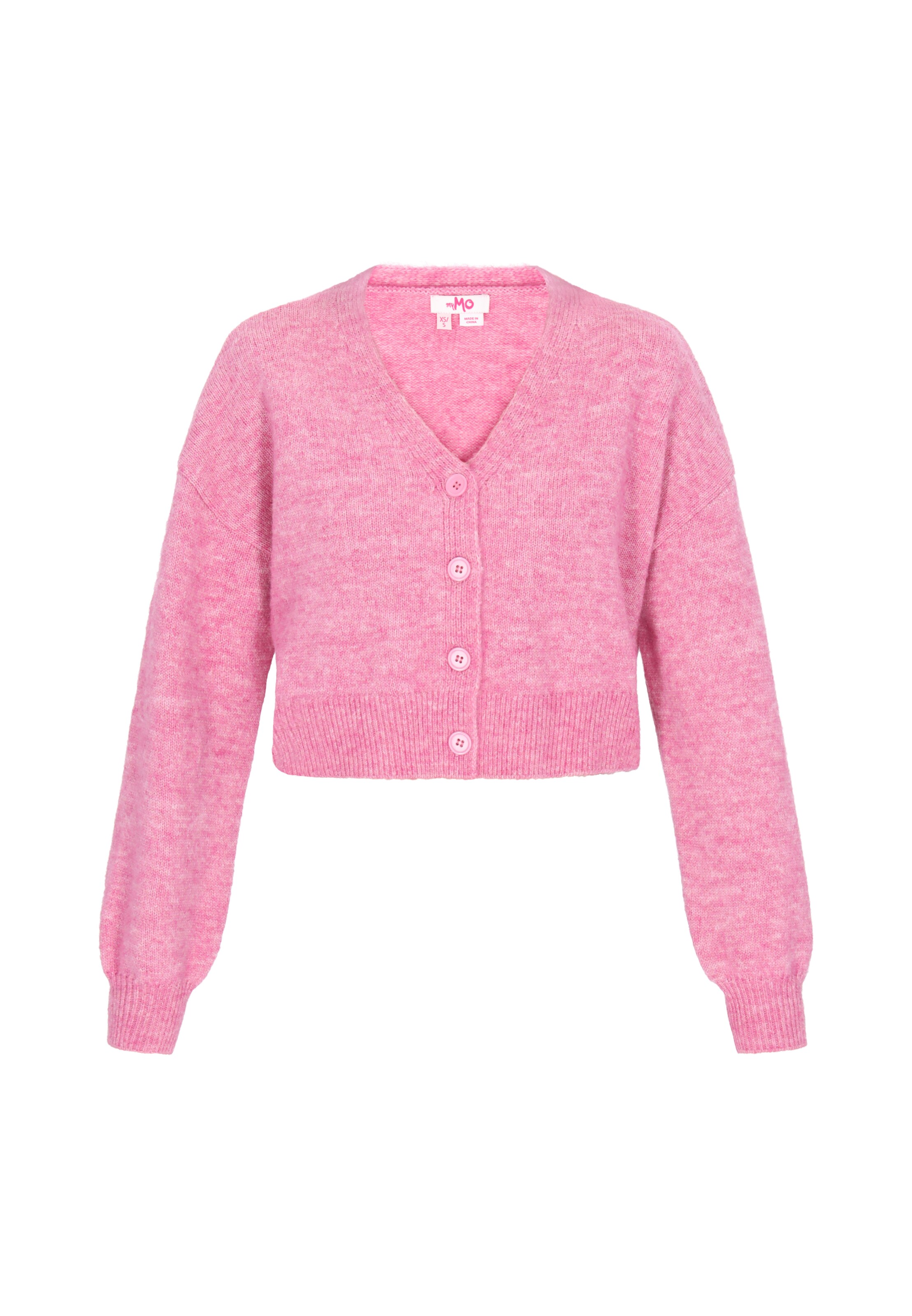 MYMO Gebreid vest in Roze: voorkant