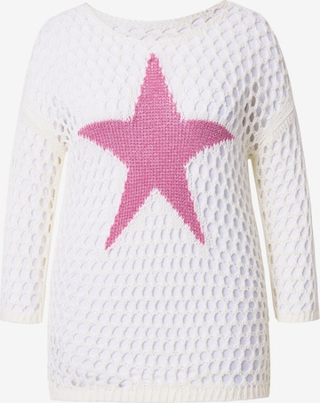Pull-over Angel of Style en blanc : devant