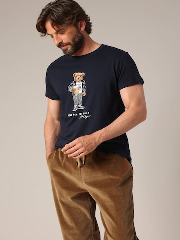 T-Shirt 'Bebear' Deeluxe en bleu : devant
