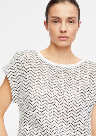 COMMA T-Shirt in Schwarz