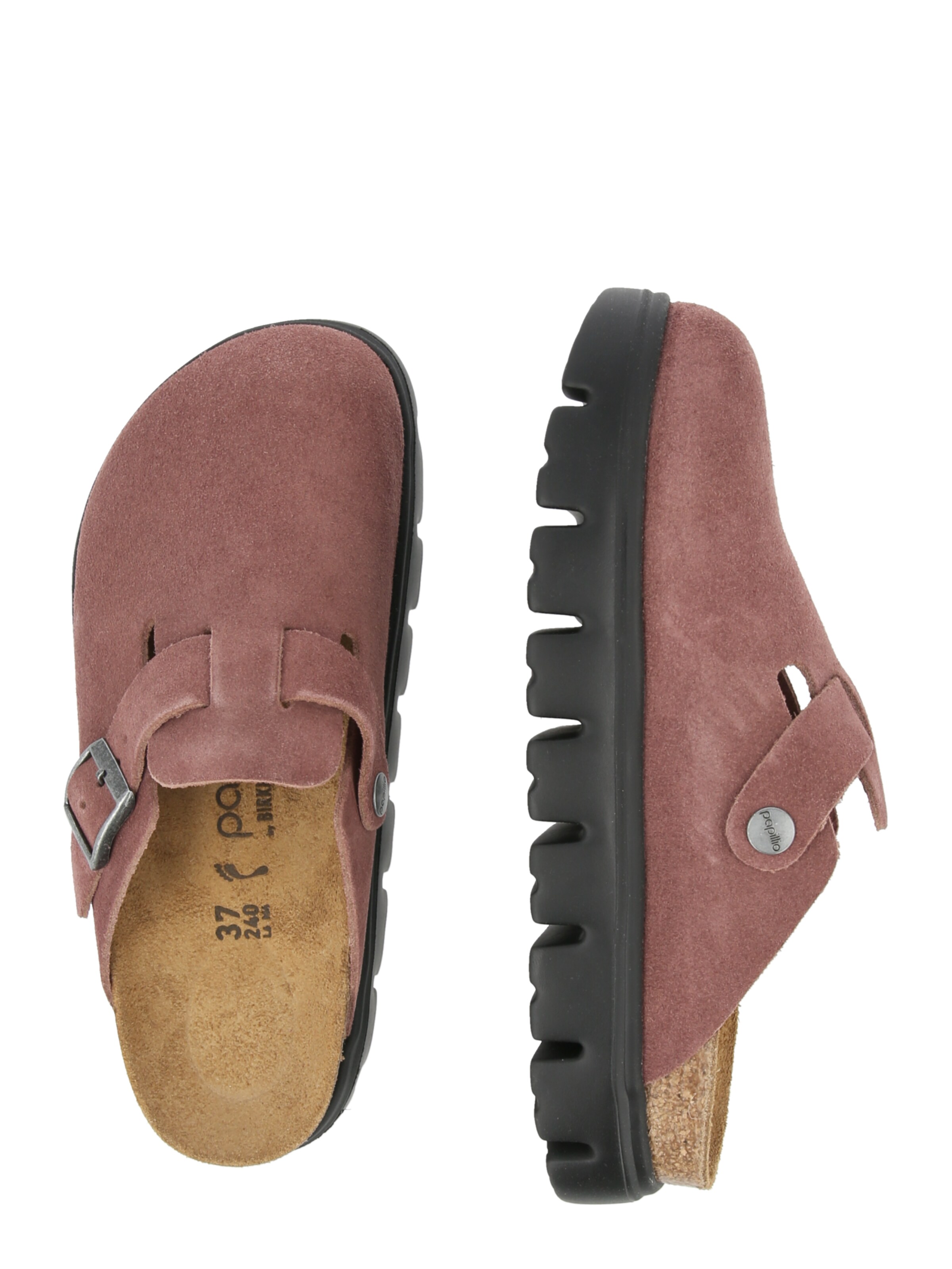 BIRKENSTOCK Pantofle 'Boston' – červená