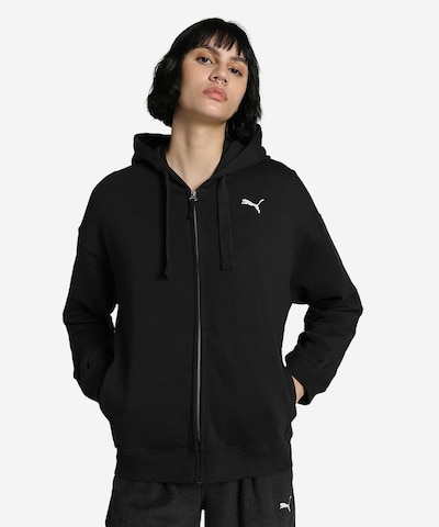 PUMA Sweatjacke in M in schwarz, Produktansicht