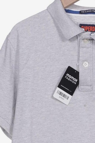 Superdry Poloshirt L in Grau