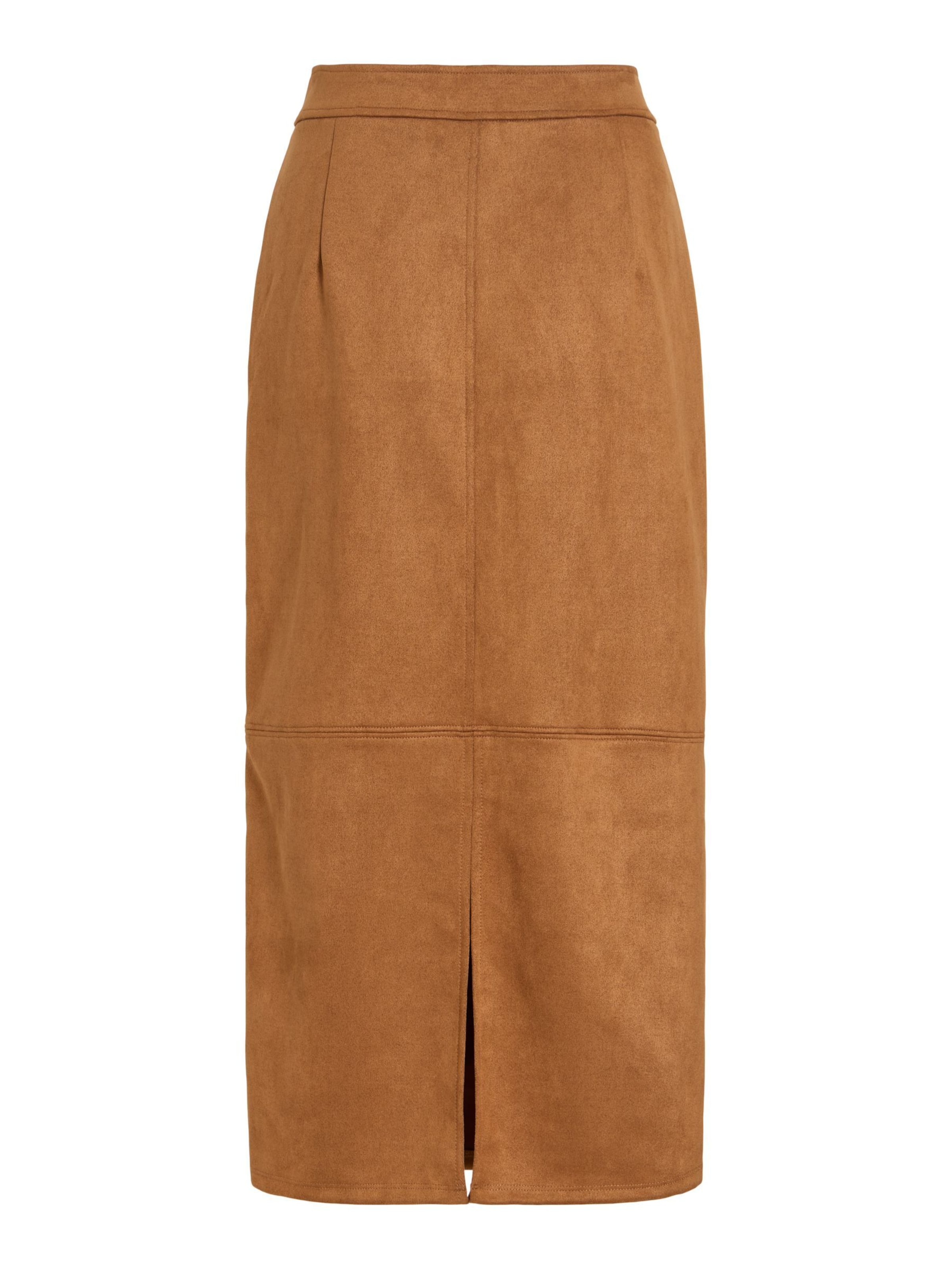 VILA Skirt in Brown