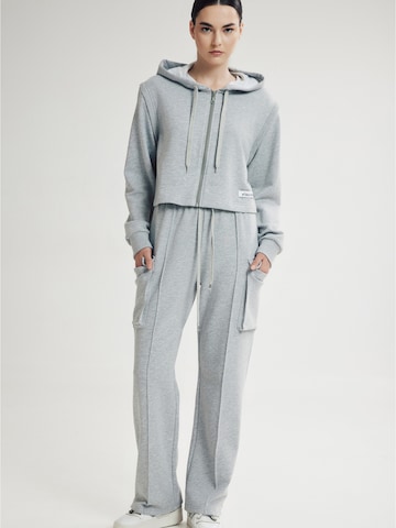 4TAILORS Loosefit Cargo nadrágok 'Flow' - szürke