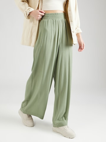 VERO MODA Wide leg Pants 'MENNY' in Green: front