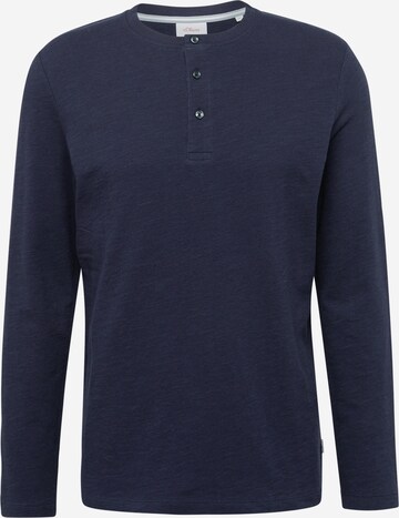 s.Oliver Shirt in Blauw: voorkant