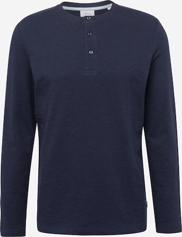 s.Oliver Shirt in Blauw: voorkant