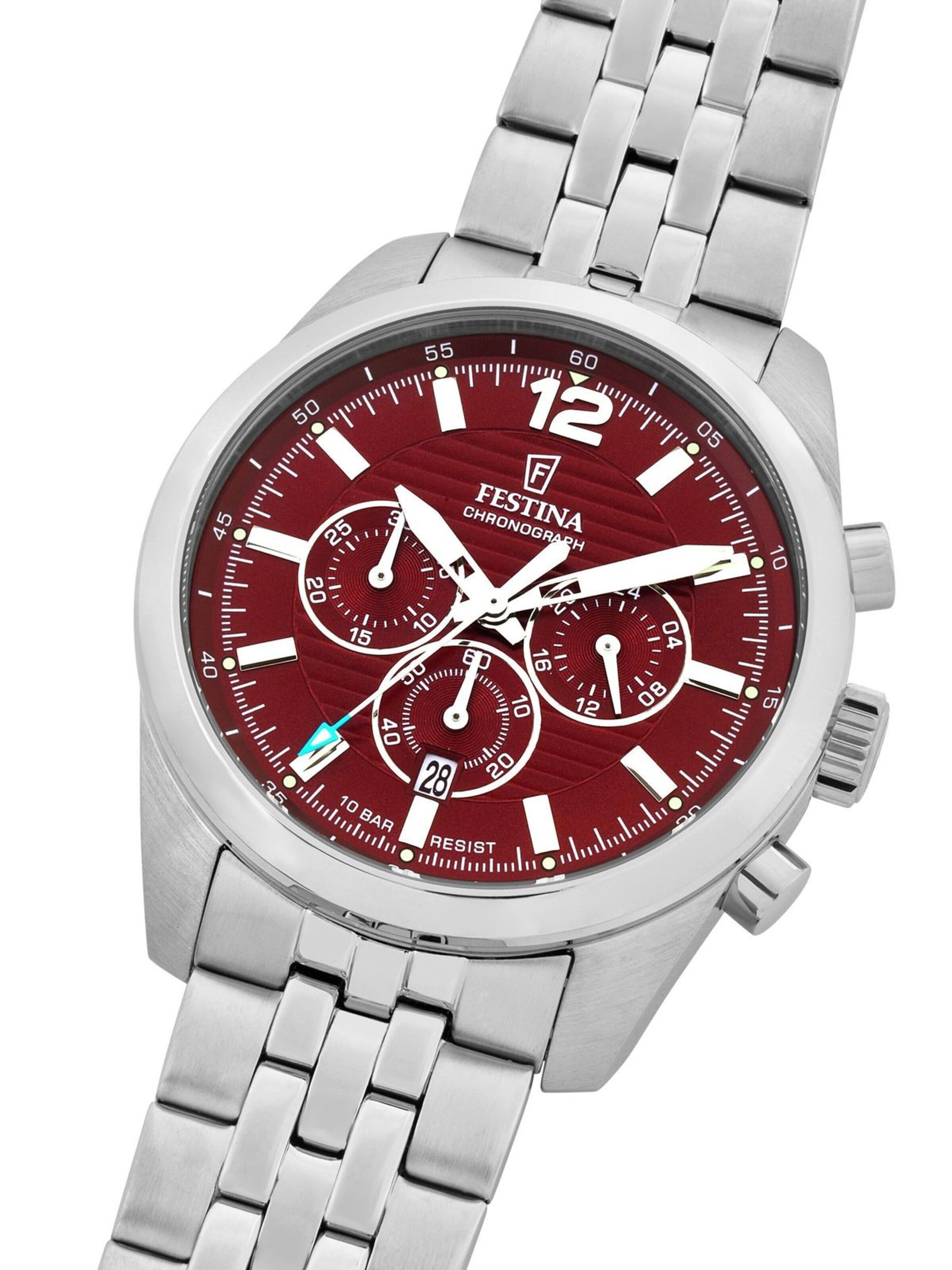 Montre à affichage analogique 'Chronograph Timeless Chronograph' FESTINA en rouge