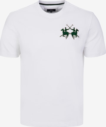 La Martina - Camisa em branco: frente
