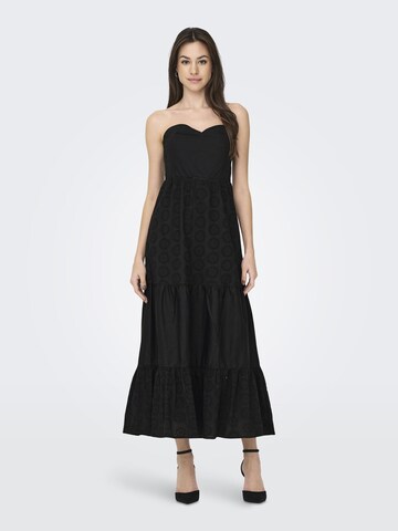 Robe d’été 'ONLFia' ONLY en noir : devant