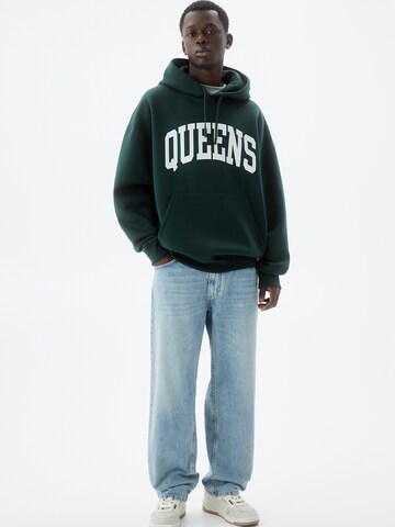 Sweat-shirt Pull&Bear en vert