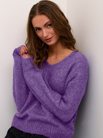 Kaffe Sweater 'Sarla' in Purple