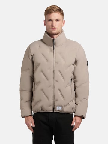 khujo Jacke 'Clover' in Braun: Vorderseite
